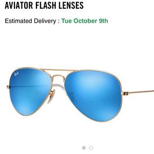 Aviator Flash Lenses - blue flash